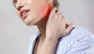 Pain in the neck to osteochondrosis