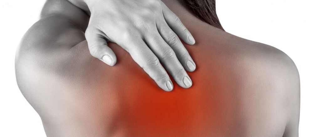 Back pain in the area of ​​the shoulder blades